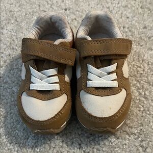 Cat & Jack Brown and White Kids Sneaker